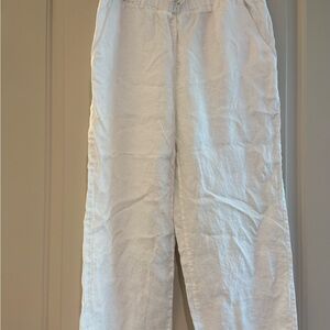 Quince White Linen Pants (NEW WITH TAGS)